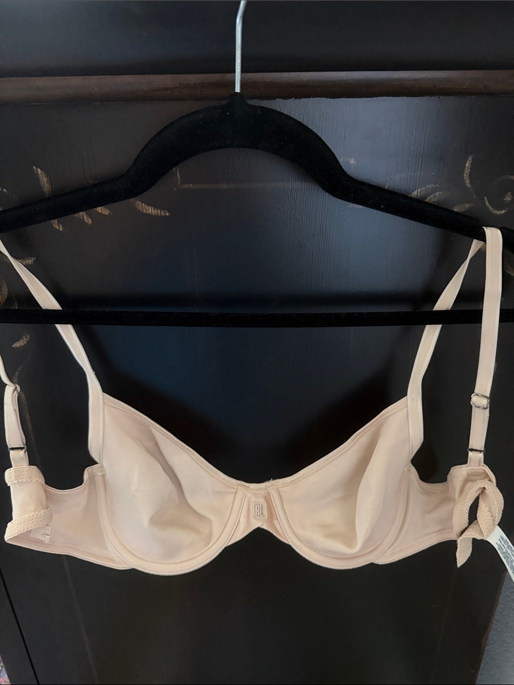 Ralph Lauren Cream Silky Bra 34B